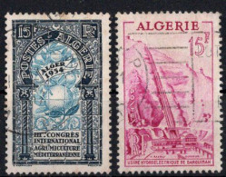 ALGERIE Timbres-poste N°311 & 313 Oblitérés TB Cote 3€25 - Usados