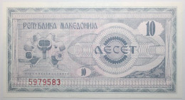 Macédoine - 10 Denari - 1992 - PICK 1a - NEUF - North Macedonia