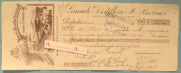 ● Pontarlier 1907 Distillerie Bazinet - Extrait D'absinthe Française Liqueurs - à M. Georgel Café Pont De La Chaux Jura - Bills Of Exchange