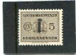 ITALY/ITALIA - 1944  5c  POSTAGE DUE  OVERPRINTED  MINT NH - Portomarken
