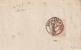 Cérès 2 C Rouge Brun  (YT 51) - Imprimé - 1871-1875 Cérès