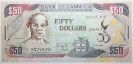 Jamaïque - 50 Dollars - 2012 - PICK 89 - NEUF - Jamaica