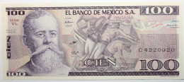 Mexique - 100 Pesos - 1982 - PICK 74c.24 - NEUF - Mexique