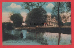 27 - LE VAUDREUIL---Riviere De L'Eure Ferme Et Chateau----colorisée - Le Vaudreuil