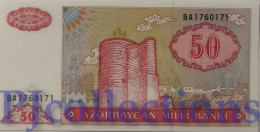 AZERBAIJAN 50 MANAT 1993 PICK 17b UNC - Azerbaïjan