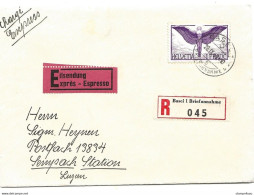 13 - 83 - Enveloppe Exprès Recommandée  Envoyée De Basel 1940 - Timbre Poste Aérienne - Other & Unclassified