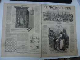 Le Monde Illustré Janvier 1859 Jour De L'An Golconde Frontière De La Chine Chapelle Chinoise Kiakhta - Magazines - Before 1900