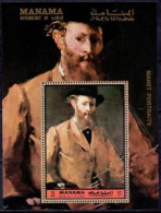 MANAMA Impressionistes, Peinture, Painting, Manet, MICHEL BF 232 ** MNH - Impresionismo