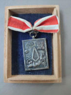 Médaille Japon -  Indéterminé + Boite En Bois - Other & Unclassified