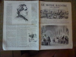 Le Monde Illustré Janvier 1859 Princesse Czartoriska Withstable Volcan Le Grand Brûlé Avenue De Breteuil Cardinal Antone - Magazines - Before 1900