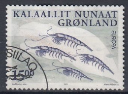 GREENLAND 368,used,falc Hinged - Oblitérés