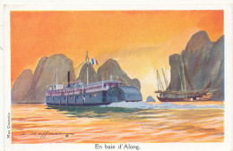 Delcampe - AW  924 -  CPA   -  ILLUSTRATEUR HAFFNER  -  EN BAIE D'ALONG - Haffner