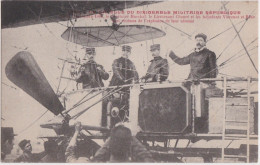 Cm - Cpa La Nacelle Du Dirigeable Militaire REPUBLIQUE - Le 25 Septembre 1909, Victimes De L'explosion De Leur Aéronat - Airships