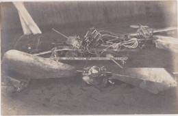 Cm - Carte Photo Catastrophe Du Dirigeable REPUBLIQUE Le 25 Septembre 1909, Moulins - Airships