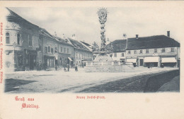NÖ - Gruss Aus MÖDLING Um 1900 - Franz Josef-Platz, Ungel.vor 1900, Gute Erhaltung ... - Mödling