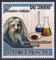 SAO TOME 2009 - 1v - MNH - Dmitri Mendeleev - Periodic Table Chemistry Mendeleev Chemie Química Chimica - Russia - Chemie