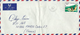 Delcampe - Benin 1982 Cotonou German Shepherd Dog Cover - Hunde