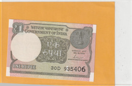 GOVERNMENT OF INDIA .  1 RUPEE  .  2017  .  N° 30D 935406 .  2 SCANNES - India