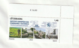 Luxembourg 2023 Institut Europeen Des Itineraires Culturels 25 Ans 1 V. ** Mi 2336, Yt 2279 - Ungebraucht