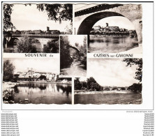 Carte (  Format De 15 X 10,5 Cm ) De Cazères Sur Garonne ( Recto Verso ) - Other & Unclassified