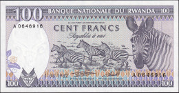 RWANDA - 100 Francs / Amafranga 01.08.1982 UNC P.18 - Rwanda
