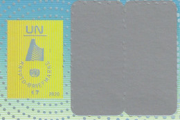 U.N. 2020 Crypto-Stamp 1 V ** Mi BL61, Sn 668, Yt 1075, Un BF89 - Neufs