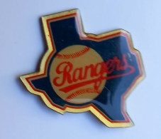 YY279 Pin's Baseball Base Ball USA RANGERS Achat Immédiat - Béisbol