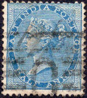 INDIA (BRITISCH OCCUPATION) :1860: Y.9° : ½ Anna : Gestempeld / Oblitéré / Cancelled. - 1858-79 Kolonie Van De Kroon