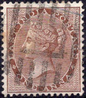 INDIA (BRITISCH OCCUPATION) :1860: Y.11° : 1 Anna : Gestempeld / Oblitéré / Cancelled. - 1858-79 Crown Colony