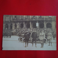 CARTE PHOTO WIESBADEN OFFICER A IDENTIFIER AUTOMOBILE - Wiesbaden