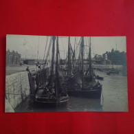 CARTE PHOTO MARGATE PORT BATEAU DE PECHE - Margate