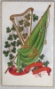 Cpa Litho Relief IRLANDE Illustrateur W.S. DECKER 1906 ERIN GO BRAGH FETE PATRICK  Harpe Trefles Drapeau - Saint-Patrick