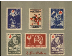 1943 Child Welfare Blok - Liefdadigheid Zegels