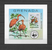 P13 Grenade Grenada Bloc WWF Oiseaux - Grenada (1974-...)