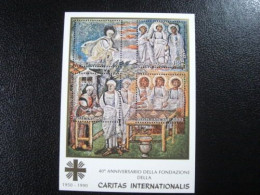 Vaticano 1990 - Foglietto Di 4 V. - Caritas Internationalis 40°ann.MNH** - Nuovi