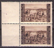 ISTRIA E LITORALE SLOVENO 1945. Tiratura Di Lubiana, Dent. 10 1/2-11 1/2, Sass. 48,PAAR  MNH(**) - Jugoslawische Bes.: Slowenische Küste