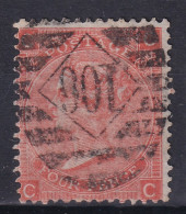 GREAT BRITAIN 1865 - Canceled - Sc# 43 Plate 12 - Usados