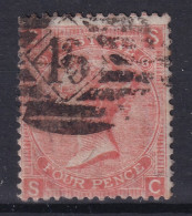 GREAT BRITAIN 1865 - Canceled - Sc# 43a Plate 8 - Usados