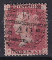 GREAT BRITAIN 1855 - Canceled - Sc# 16 - Perf. 14 - Wmk Large Crown - Usati