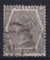 GREAT BRITAIN 1873 - Canceled - Sc# 60 Plate 12 - Usados