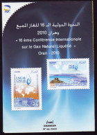 ALGERIE ALGERIA - 2010 - Leaflet - 16th International Liquefied Gas (LNG) Conference - Oran - Gaz (GNL) - Energy Energie - Gaz