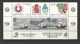 Argentina Scott # B105 MNH VF Lower Margin Block Of 6.................................dr1 - Blocks & Kleinbögen