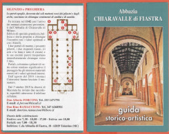 Volantino Pubblicitario E Guida Storico-artistica Dell'Abbazia Di Chiaravalle Di Fiastra - Pubblicitari