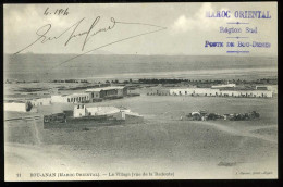 Bou Anan Maroc Oriental Le Village Vue De La Redoute Geiser 1914 Cachet Militaire Poste De Bou Denib - Other & Unclassified