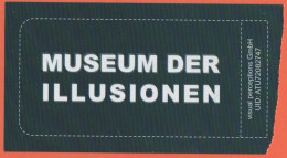 AUSTRIA - VIENNA - WIEN - Museum Der Illusionen - Biglietto D'Ingresso - Usato - Tickets - Entradas