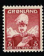 1938 King Christian X Michel GL 2 Stamp Number GL 2 Yvert Et Tellier GL 2 Stanley Gibbons GL 2 Xx MNH - Ungebraucht