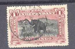 Congo Belge :  Yv  26  (o) - Usados