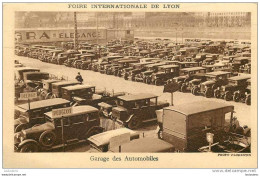 GARAGE DES AUTOMOBILES A LA FOIRE INTERNATIONALE DE LYON STAND PEUGEOT ET DELAGE - Altri & Non Classificati