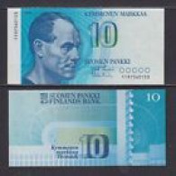 FINLAND  -  1986 10 Markka UNC  Banknote - Finlande
