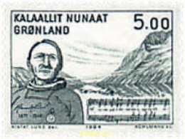 96905 MNH GROENLANDIA 1984 HOMENAJE A HENRIK LUND - Neufs